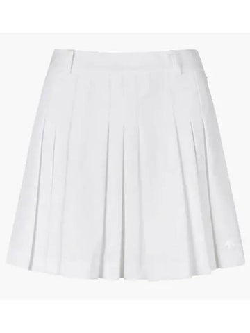 GOLF Women s Logo Print Pleated Skirt DP32WFSK84 - DESCENTE - BALAAN 1