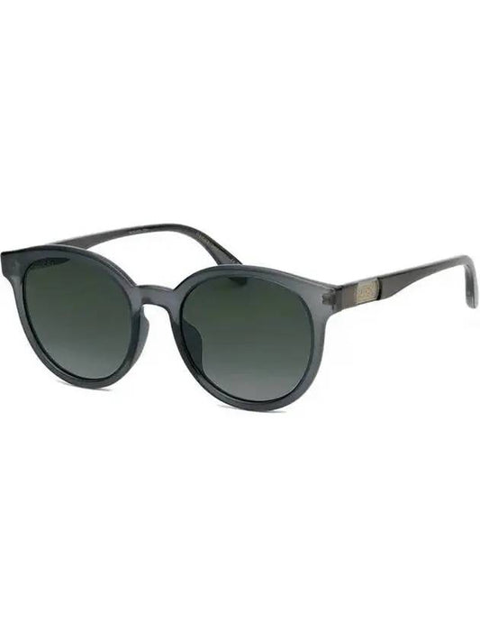 Eyewear Logo Round Sunglasses Grey - GUCCI - BALAAN 1