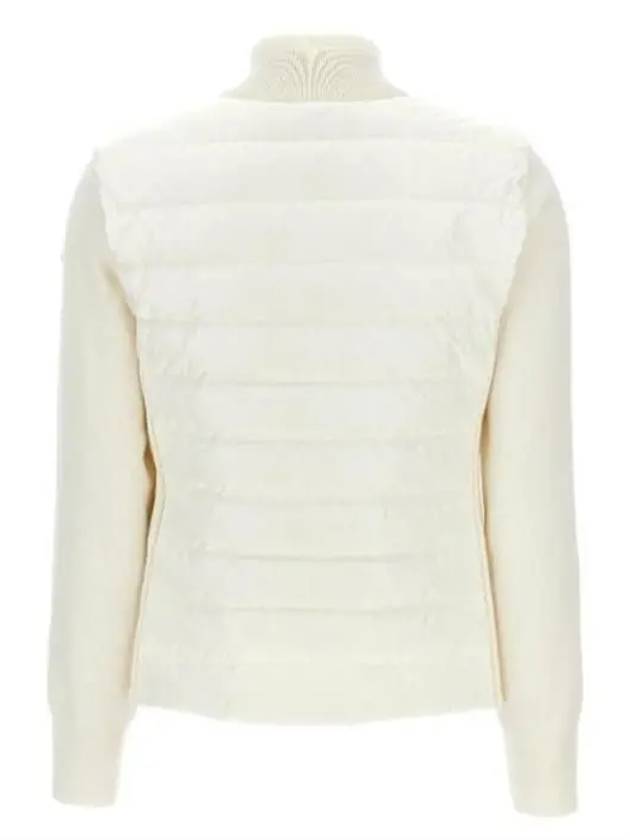 Women s Logo Patch Knit Padding Cream 9B00014M1131030 - MONCLER - BALAAN 2