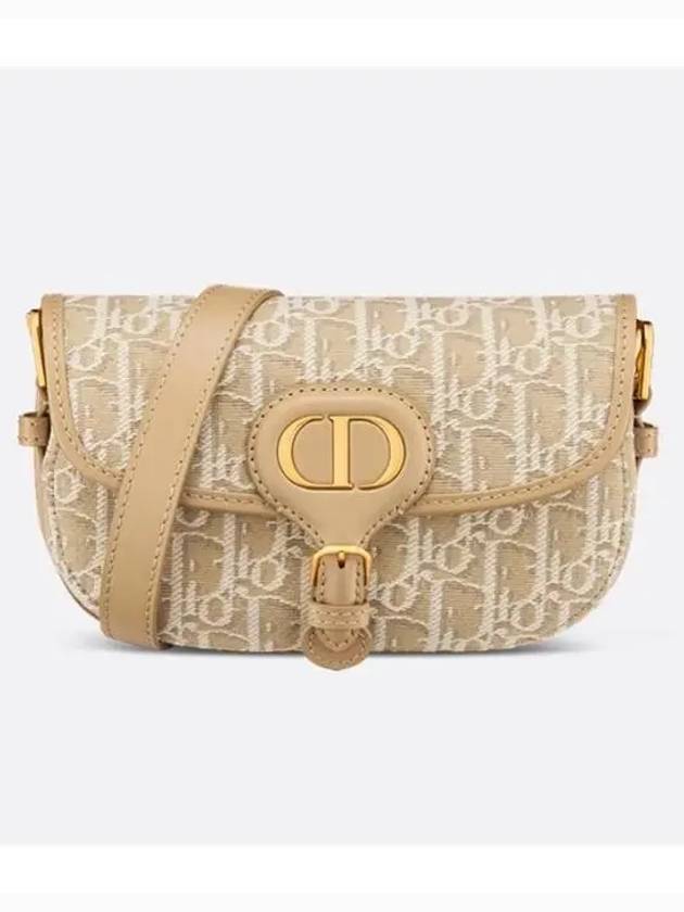 Bobby East West Oblique Jacquard Shoulder Bag Beige - DIOR - BALAAN 2