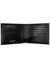 Tiny Monogram Half Wallet Black Gold - SAINT LAURENT - BALAAN 5