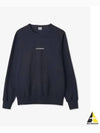 Light Fleece Logo Sweatshirt Navy - CP COMPANY - BALAAN 2