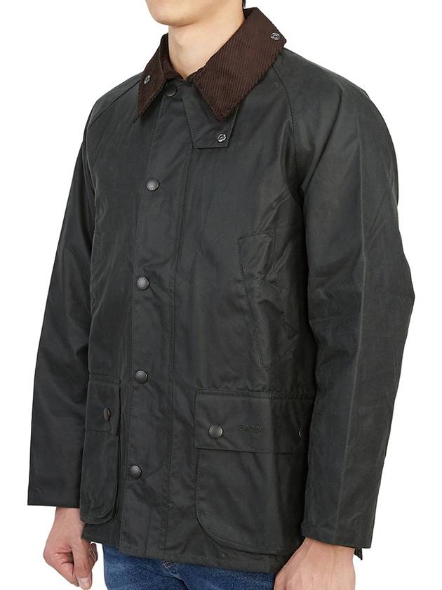 Bedale Wax Half Lined Jacket Sage - BARBOUR - BALAAN 7