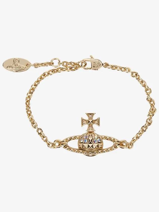 Mayfair Relief Crystal Bracelet Gold - VIVIENNE WESTWOOD - BALAAN 3