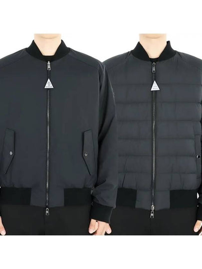 Men s DIOUNES Reversible Bomber Padded Jacket Black 1A00036 597IF 999 - MONCLER - BALAAN 2