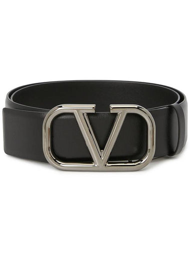 V Logo Signature Men s Belt T0Q87AZR 0NO - VALENTINO - BALAAN 1