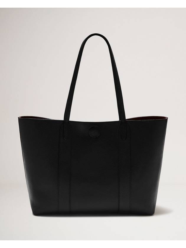 Bayswater Classic Grain Small Tote Bag Black - MULBERRY - BALAAN 3