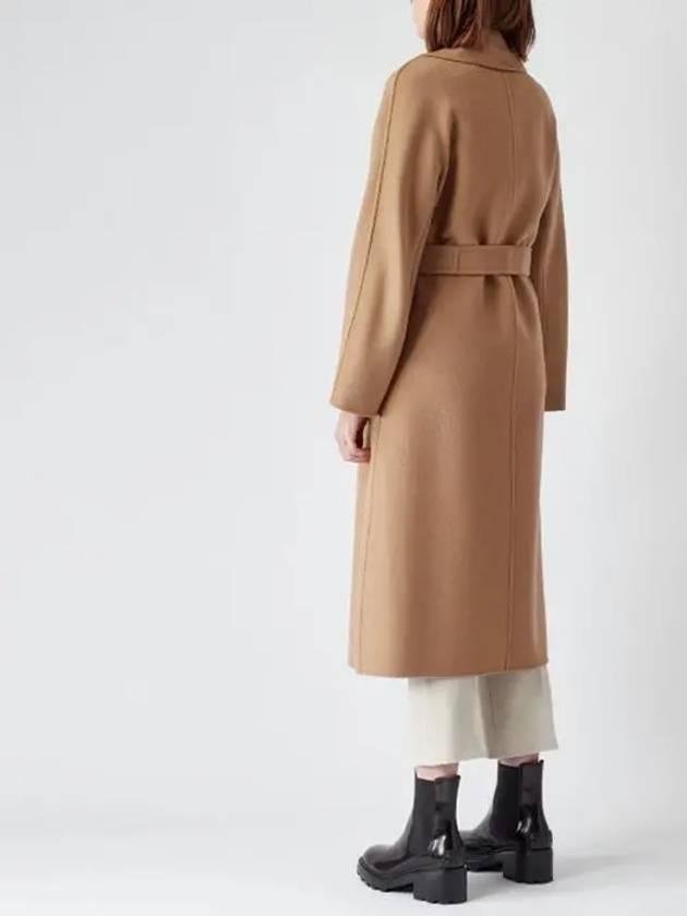 Women's Cles Virgin Wool Single Coat Camel - MAX MARA - BALAAN 4