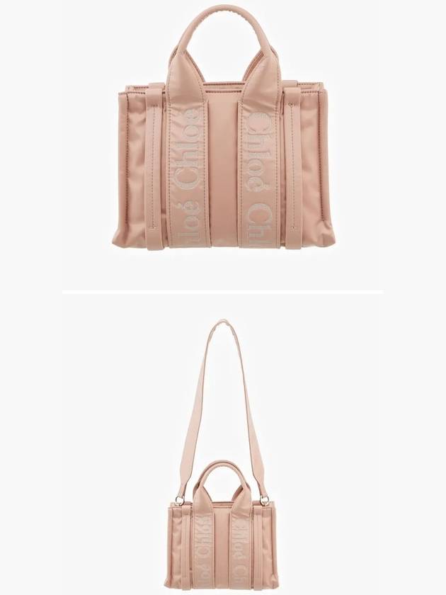 Woody Small Tote Bag Pink - CHLOE - BALAAN 4