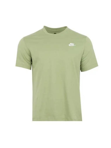 Sportswear Club Short Sleeve T-Shirt Green - NIKE - BALAAN 1