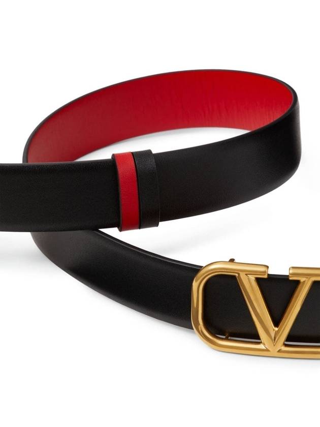 VALENTINO REVERSIBLE VLOGO SIGNATURE BELT 30mm - VALENTINO - BALAAN 4