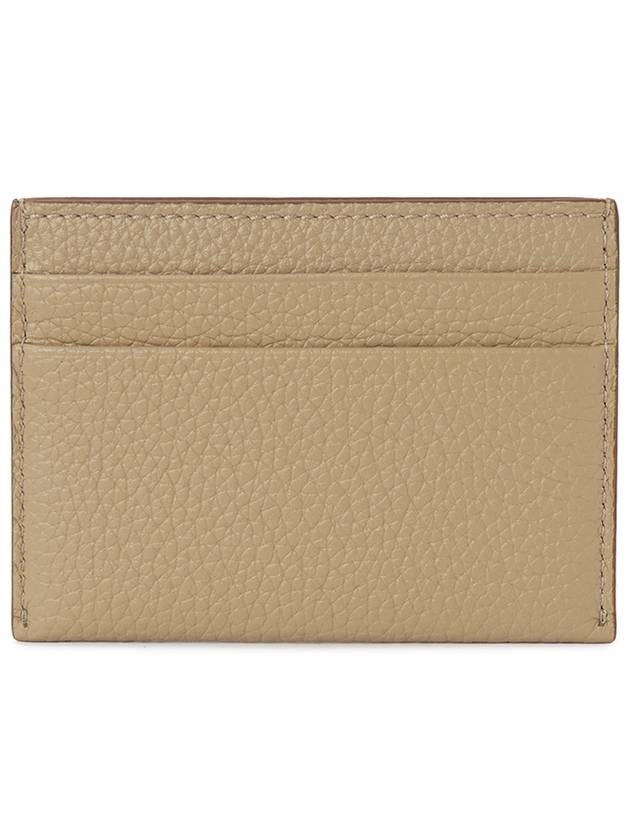 TB Grainy Leather Card Wallet Haute Beige - BURBERRY - BALAAN 3