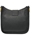 Snap Hook Gold Plated Leather Shoulder Bag Black - MIU MIU - BALAAN 4