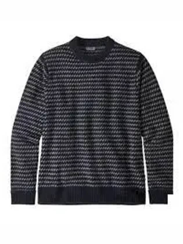 Recycled Wool Blend Knit Top Classic Navy - PATAGONIA - BALAAN 2