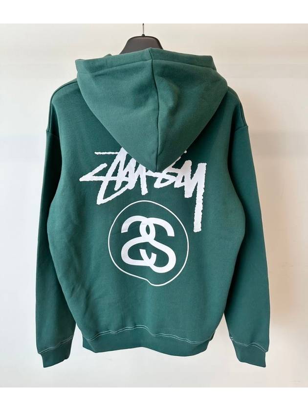 AU Australia SS LINK Hooded Sweatshirt ST0M0520 Forest Green MENS S - STUSSY - BALAAN 4