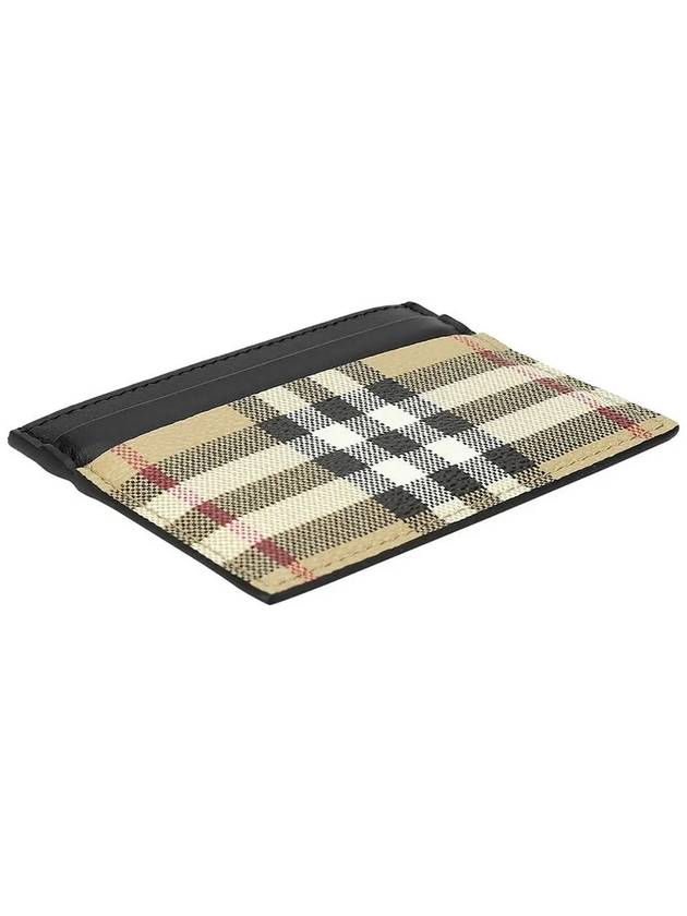 Vintage Check Card Wallet Beige - BURBERRY - BALAAN 4