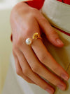 Rose Pearl Open Ring - CHAMBRILLER - BALAAN 4