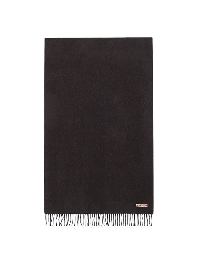 Canada New Oversized Fringe Muffler Chocolate Brown - ACNE STUDIOS - BALAAN 1