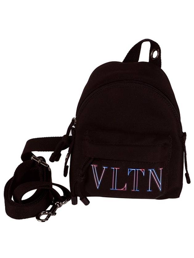VLTN logo backpack black - VALENTINO - BALAAN.