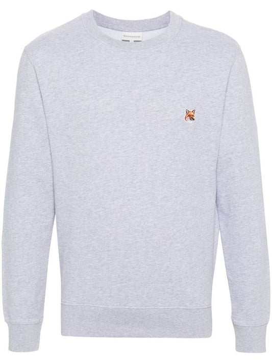 Fox Head Patch Regular Sweatshirt Light Grey Melange - MAISON KITSUNE - BALAAN 2