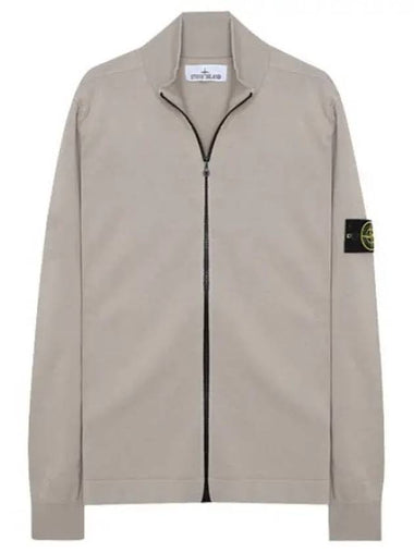 Badge full zip knit cardigan - STONE ISLAND - BALAAN 1