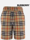 Kids Vintage Check Shorts Beige - BURBERRY - BALAAN 4