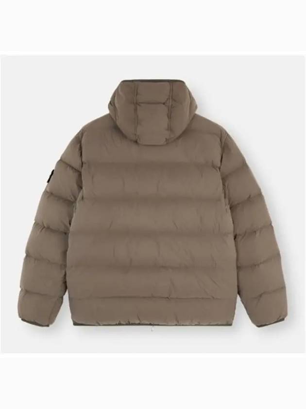 Seamless Tunnel Nylon Down Padding Brown - STONE ISLAND - BALAAN 3