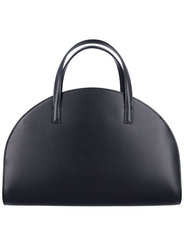 Demi Lune Logo Stamp Tote Bag Black - A.P.C. - BALAAN 5