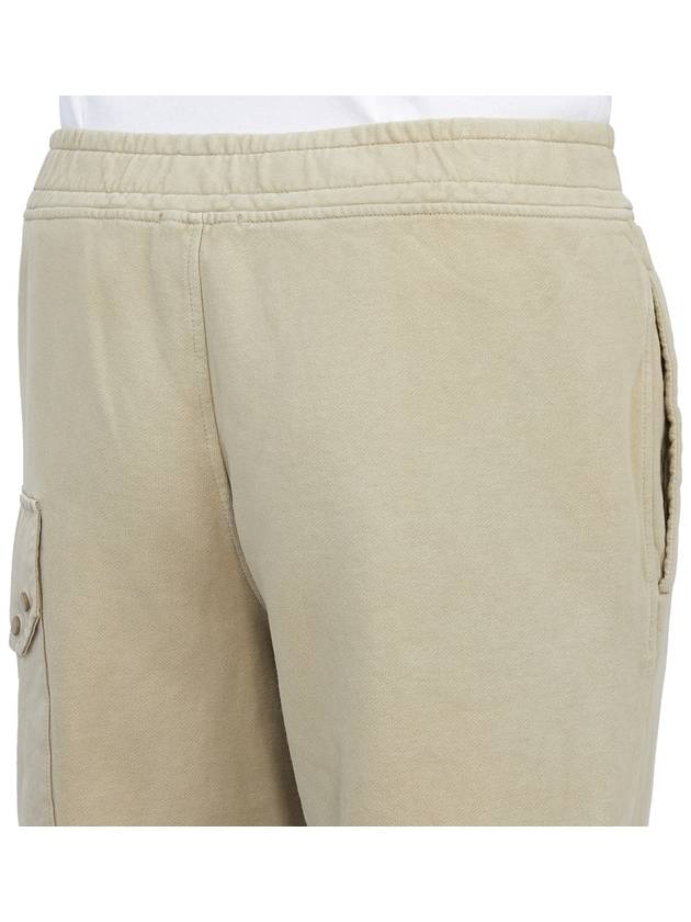 Pantalone Felpa Cotton Track Pants Light Beige - TEN C - BALAAN 11