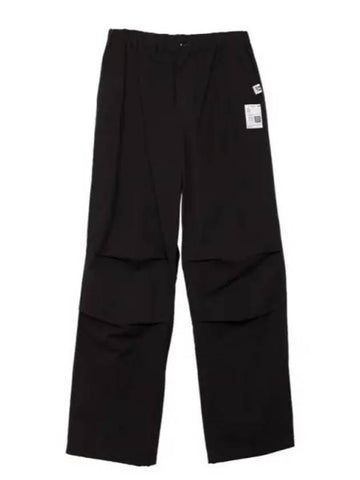 J13PT161 BLACK Parachute Ripstop Pants - MIHARA YASUHIRO - BALAAN 1