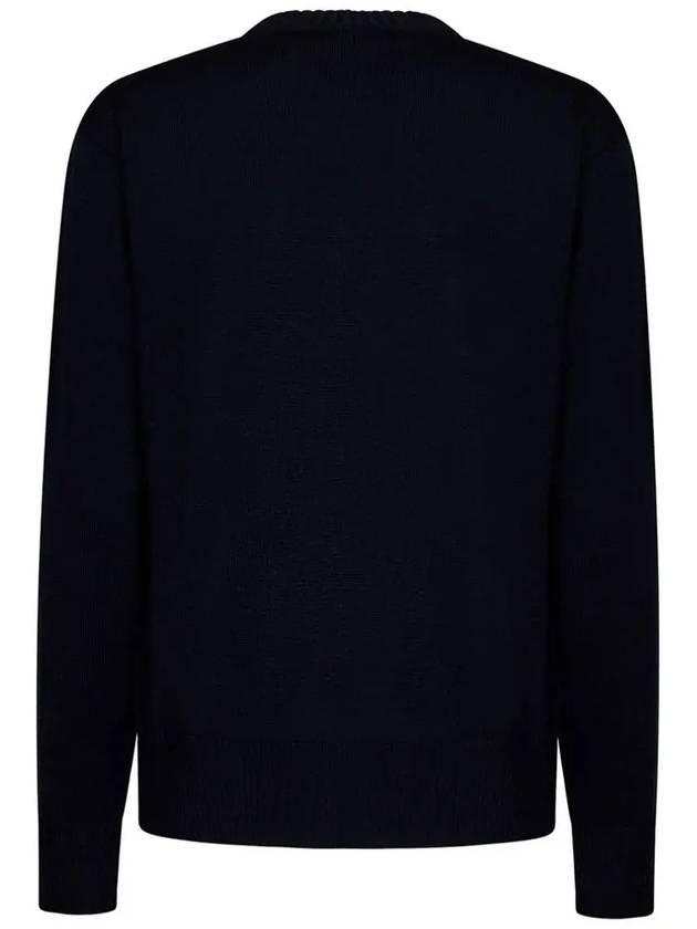 Women's Benares Wool Knit Top Navy - MAX MARA - BALAAN 4