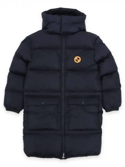 Kids Down Long Padding Jacket Navy - GUCCI - BALAAN 2