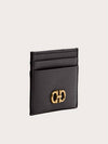 Gancini Card Wallet Black - SALVATORE FERRAGAMO - BALAAN 4