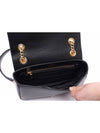 Grace Calf Stud Chain Shoulder Bag Black - PRADA - BALAAN 7