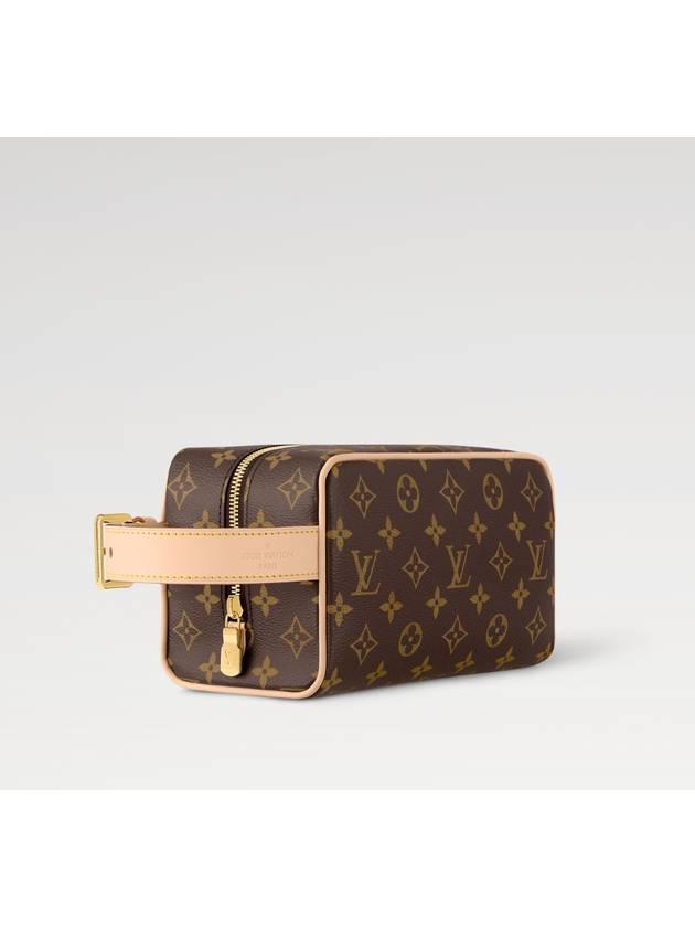 Locker Dopp Kit Monogram Pouch Bag Brown - LOUIS VUITTON - BALAAN 4