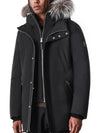 Edward Silver Fox Fur Hoodie Down Parka Black - MACKAGE - BALAAN 4