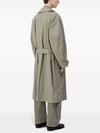 Tibetan Tumbled Cotton Trench Coat Light Olive - LEMAIRE - BALAAN 3