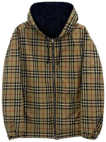 Reversible Vintage Check Hooded Jacket Archive Beige - BURBERRY - BALAAN 2