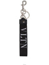 Logo Strap Key Ring Black - VALENTINO - BALAAN 5