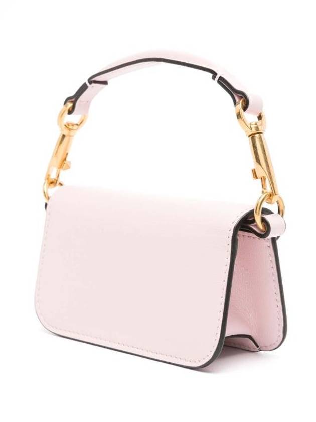 Gold Hardware V Logo Shoulder Bag Pink - VALENTINO - BALAAN 3