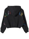 Kids Logo Embroidery Hood Zip up Black TV4C90 Z0453 930 - STELLA MCCARTNEY - BALAAN 3