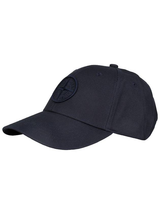 6 Panel Ball Cap Navy - STONE ISLAND - BALAAN 5