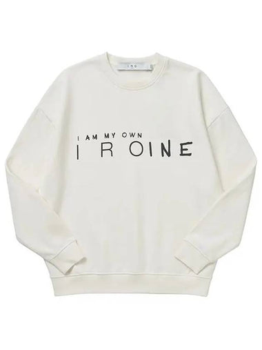 00PWF14TULLI WHI0100P TULLI logo print women's sweatshirt - IRO - BALAAN 1