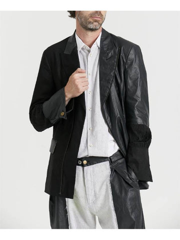 Men's One By One Rider Jacket Black - WHYSOCEREALZ - BALAAN 1