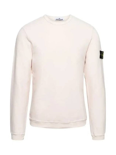 Waffen Patch Crew Neck Sweatshirt Light Pink - STONE ISLAND - BALAAN 2