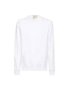 Men's Logo Patch Cotton Sweatshirt White - TEN C - BALAAN 3