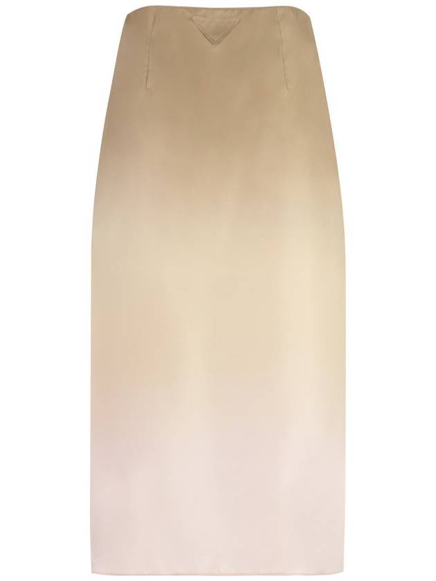 Prada Silk Midi Skirt - PRADA - BALAAN 2