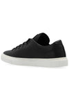 S0101 Logo Lace-Up Leather Low Top Sneakers Black - STONE ISLAND - BALAAN 5