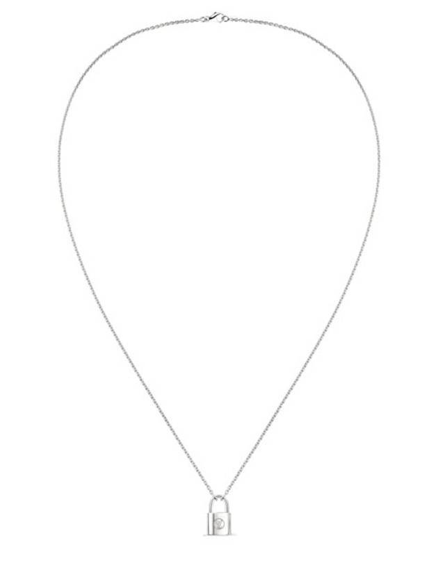 Silver Lockit Necklace Silver - LOUIS VUITTON - BALAAN 1