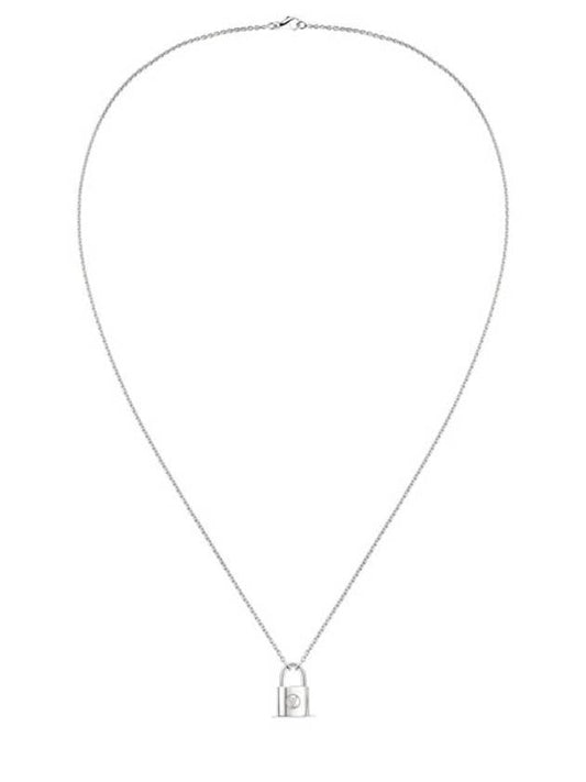 Sterling Locket Necklace Silver - LOUIS VUITTON - BALAAN 1